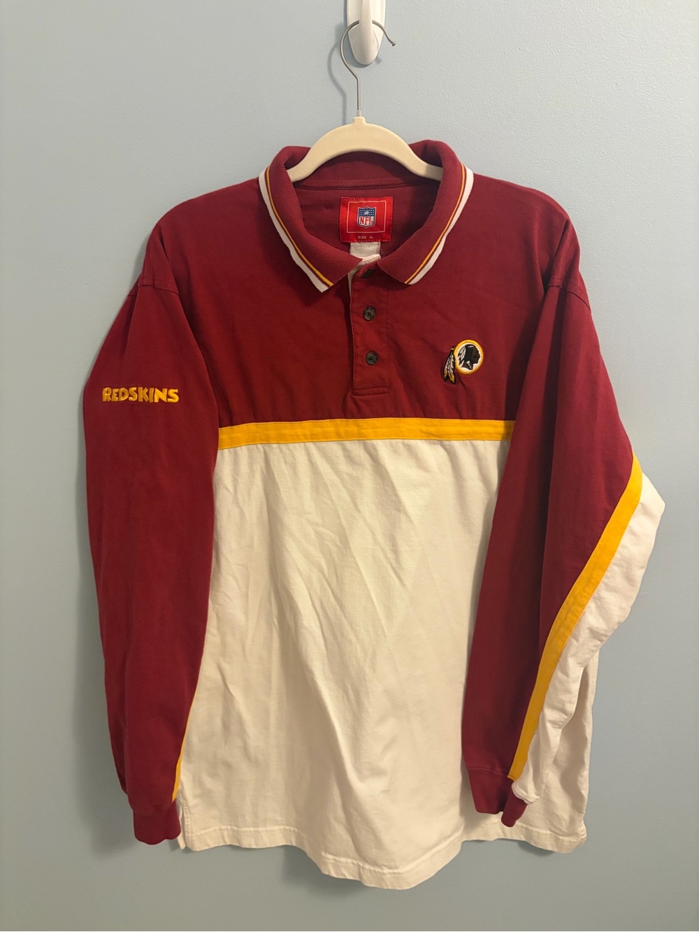 Vintage NFL redskins Long-Sleeve Polo